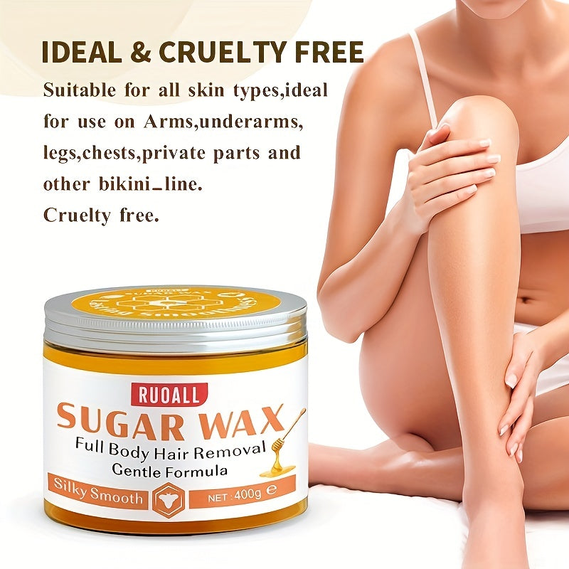 Organic Sugar Wax Hair Removal Kit - Sensitive Skin