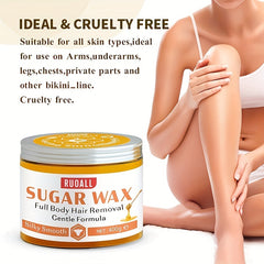 Organic Sugar Wax Hair Removal Kit - Sensitive Skin