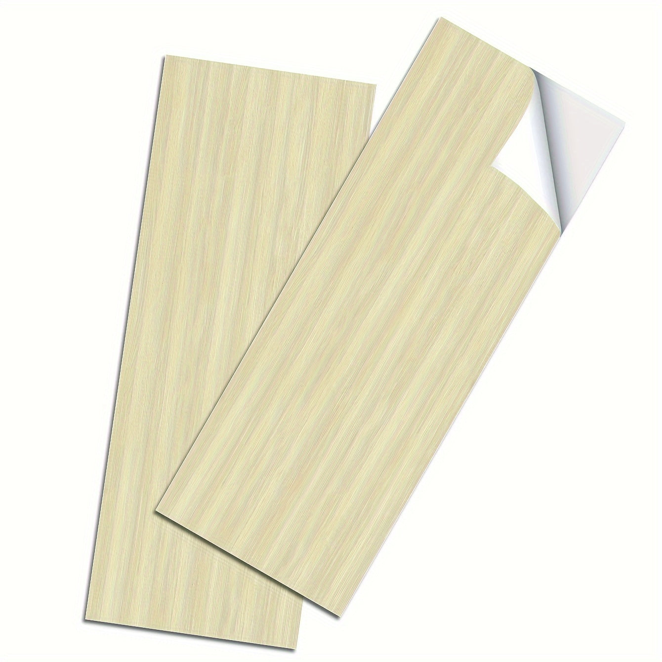 Wood Pattern Adhesive Floor Tiles 5pcs 0.7mm Waterproof PVC Flooring