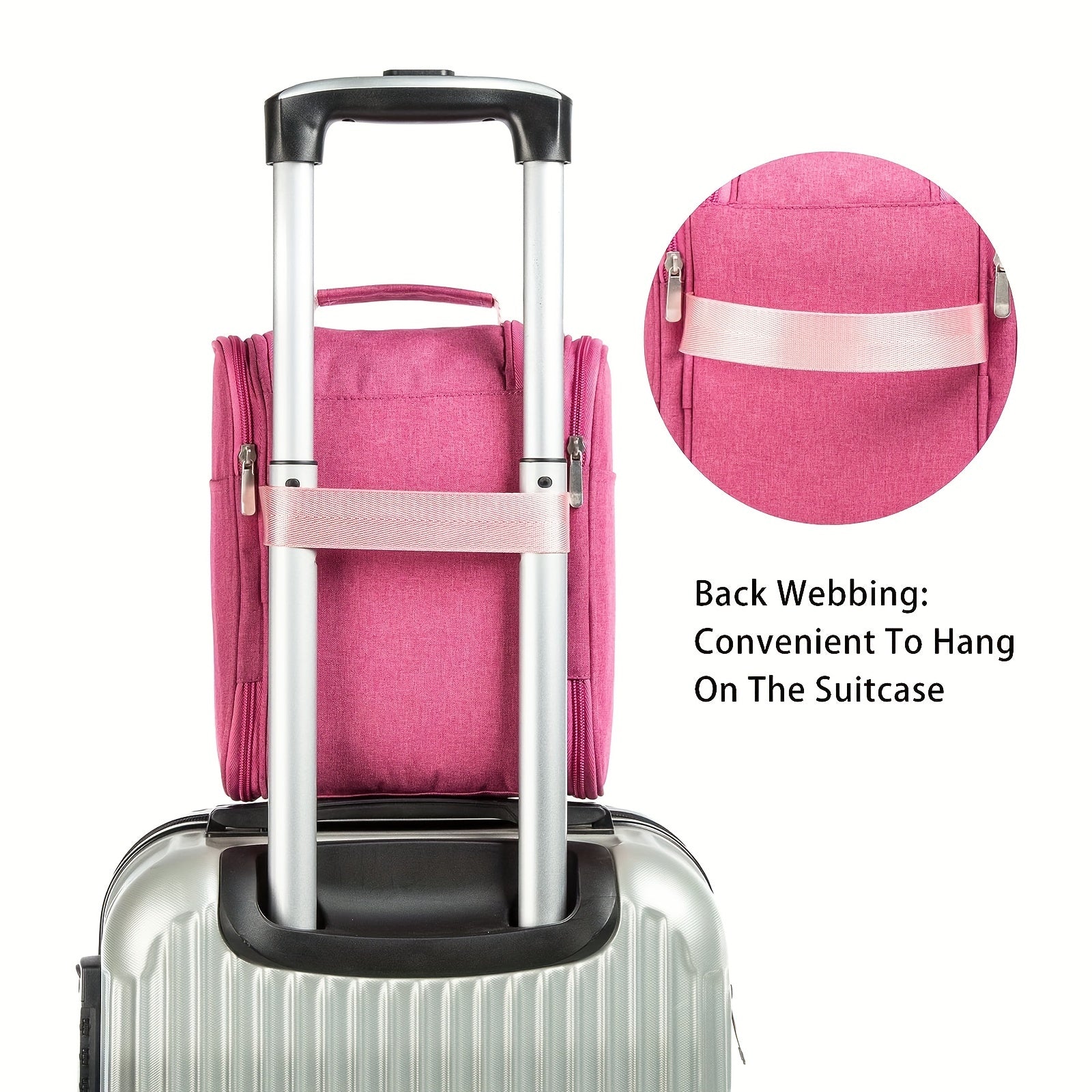 Large Capacity Hanging Travel Toiletry Bag Waterproof Organizer