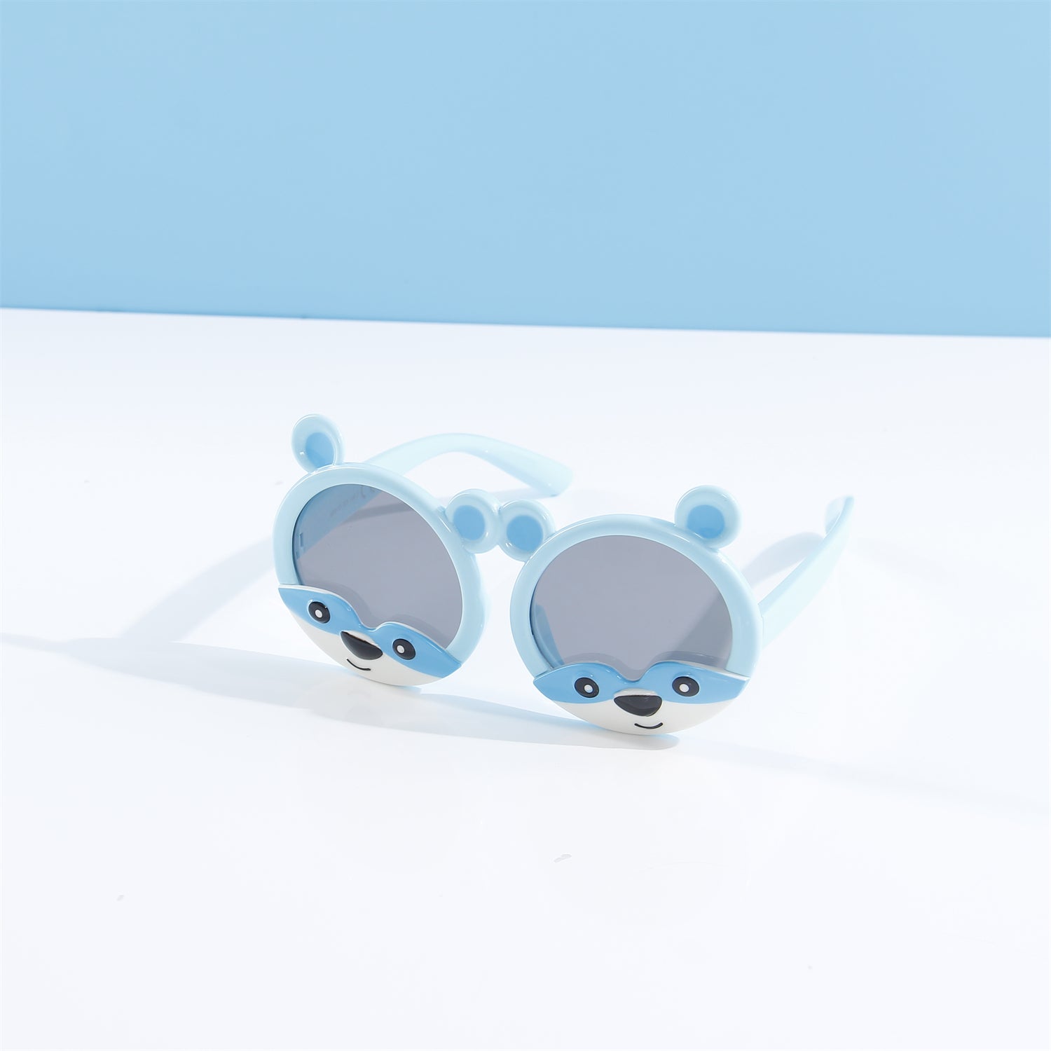 Girls Cartoon Bear Frame Polarized Sunglasses UV Protection Decorative