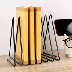 1pc Book Organizer Magazine Holder Desktop File Sorter Organizer Bookend