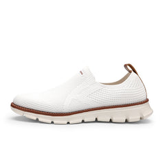Men's Knitted Breathable Skate Shoes Non Slip Casual Footwear