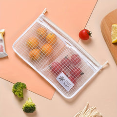 Refrigerator Storage Mesh Bag Hanging Household Kitchen Bathroom Sorting