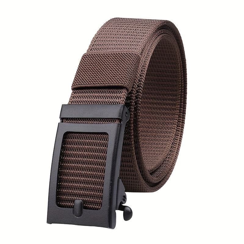 Iron Pin Buckle Canvas Belt Nylon Tactical Belt Men's Casual Pants Belt