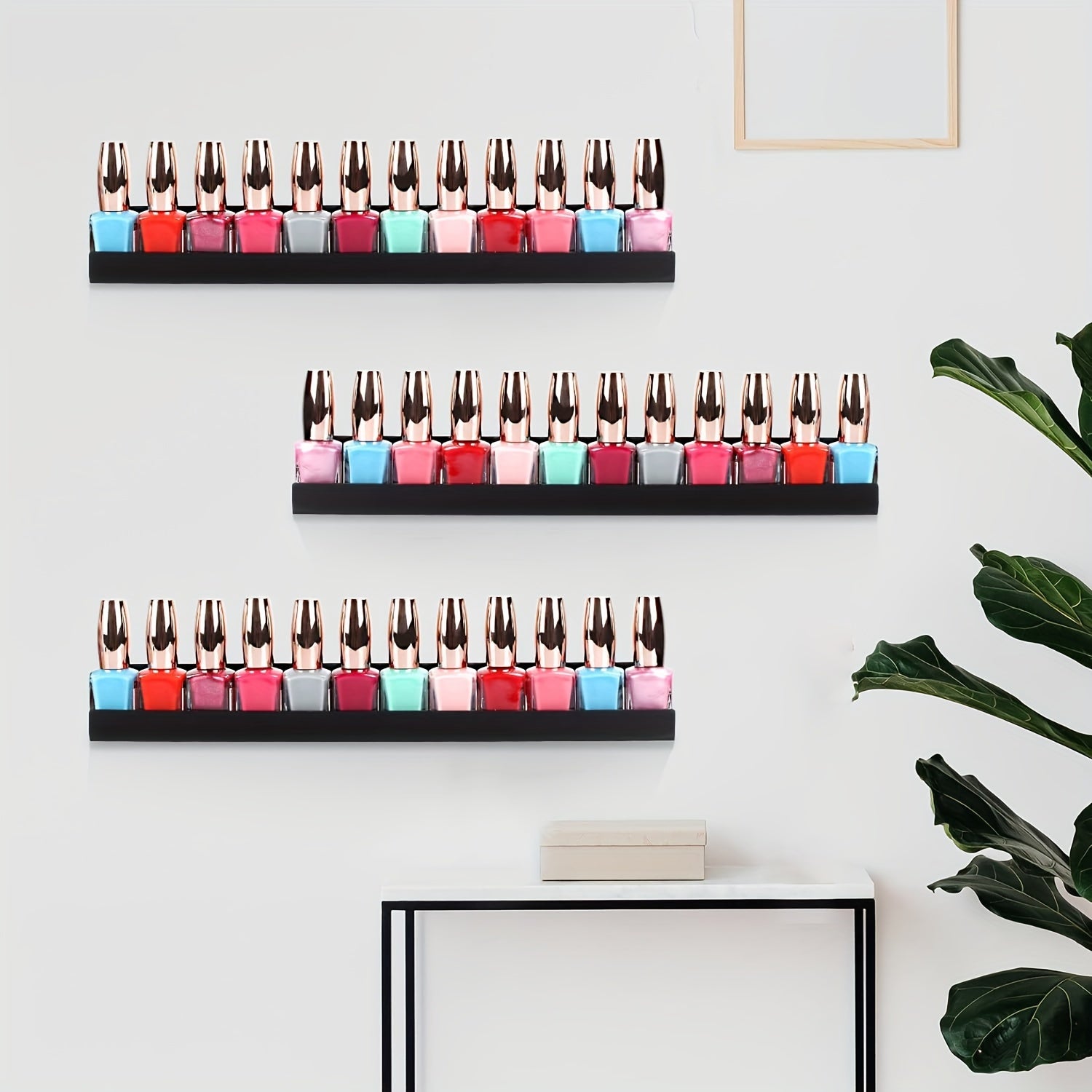 Acrylic Floating Shelf Wall Mounted Storage Shelf Display Rack