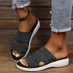 Summer Slippers Women's Non-slip Casual Sandals Lightweight Open Toe Beach