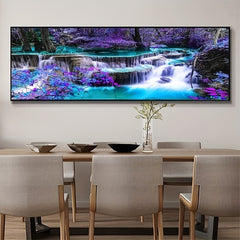 5D Diamond Painting Kit Waterfall Full Round Large Size Diamond Art