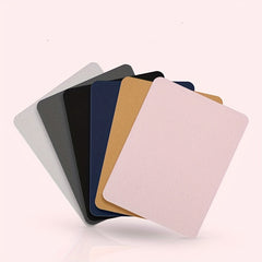 Double Sided Leather Mouse Pad Waterproof Wearable 9.4x7.5 Inches