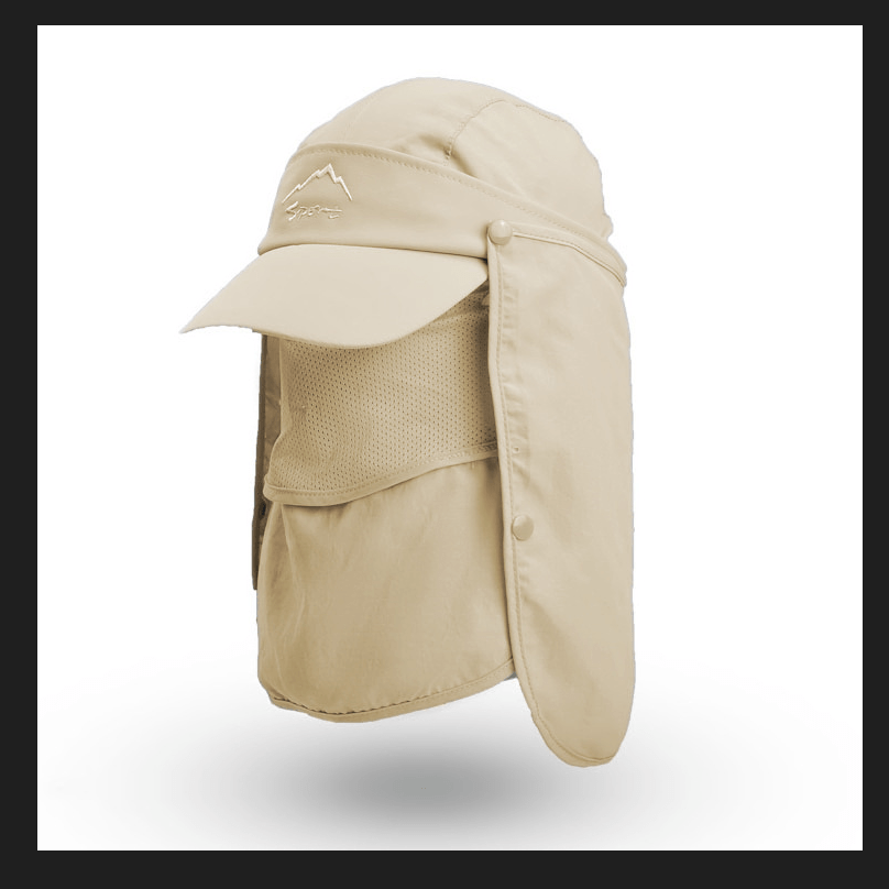 Men's Quick Dry Fishing Sunblock Hat