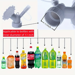 Double Head Watering Nozzle Garden Watering Accs