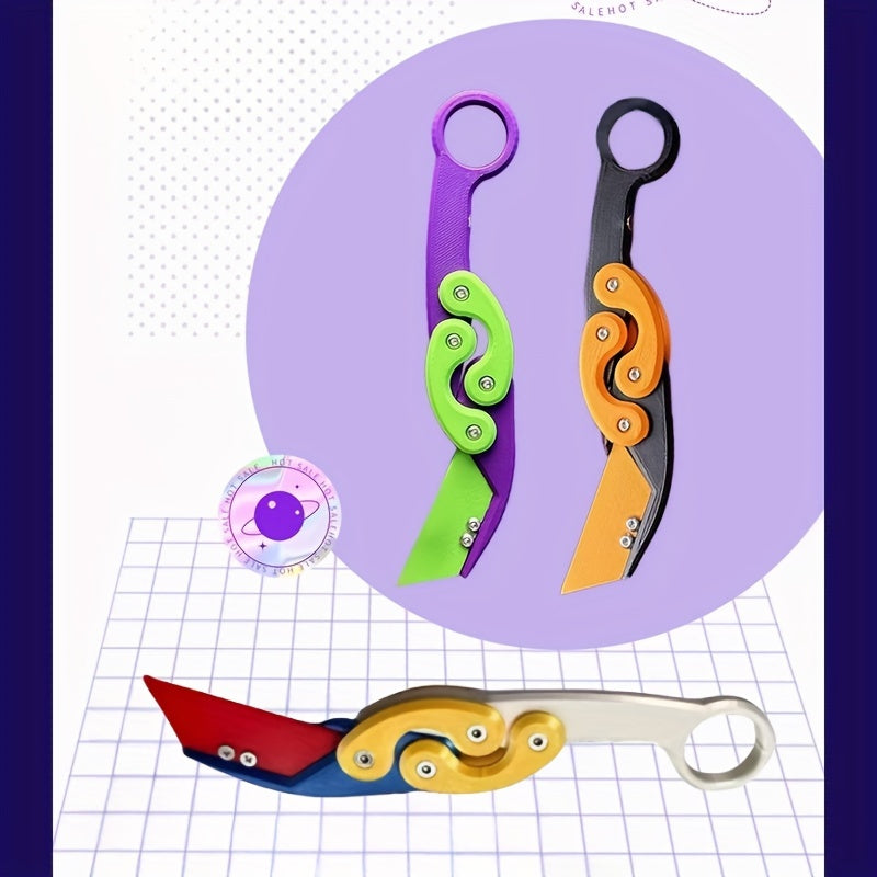 Gravity 3D Printing Folding Claw Small Carrot Toy