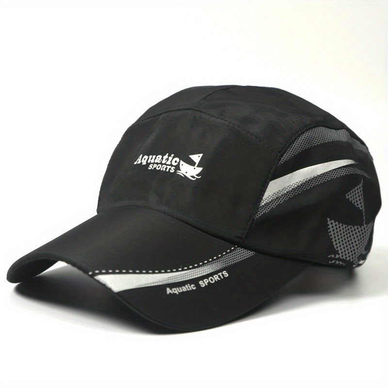 Quick Drying Mesh Baseball Cap Adjustable Sun Hat Lightweight Dad Hats