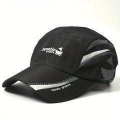 Quick Drying Mesh Baseball Cap Adjustable Sun Hat Lightweight Dad Hats