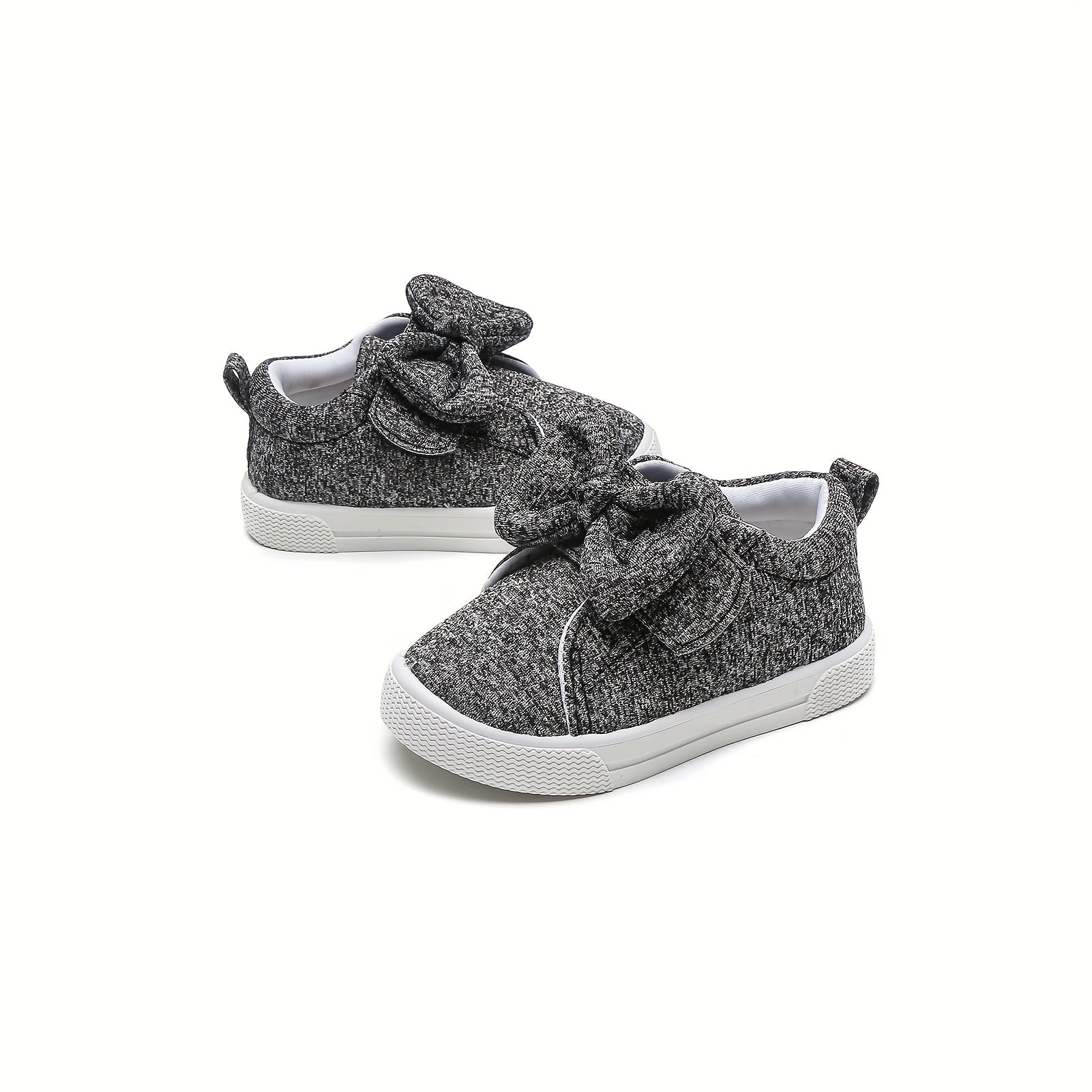 Toddler Girls Bowknot Flat Walking Shoes Casual Lightweight Sneakers