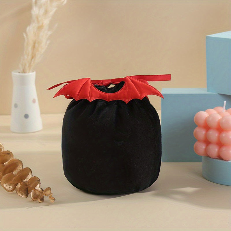 Red Bat Ears Halloween Candy Bag Trick Or Treat Candy Gift Bags