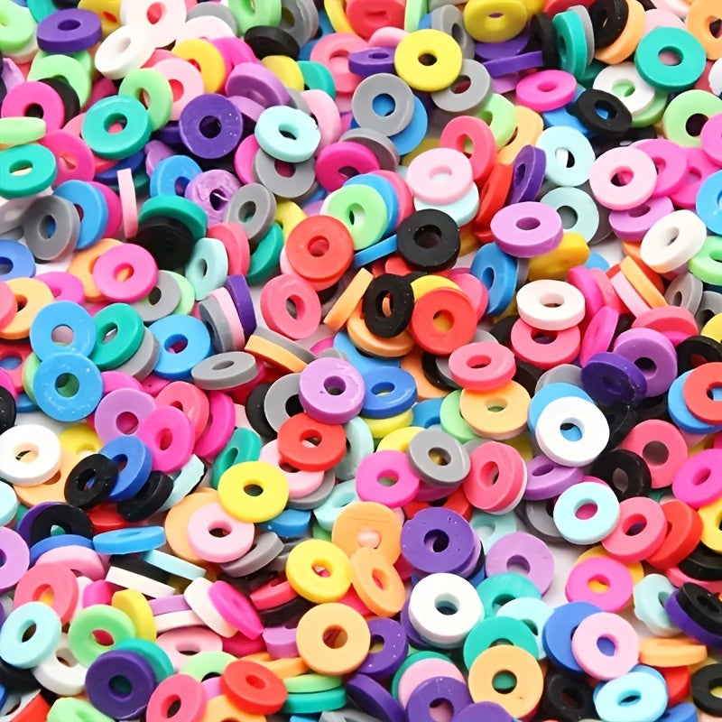 5000pcs 6mm Boho Polymer Clay Chip Beads DIY Earrings Necklace Bracelet Crafts