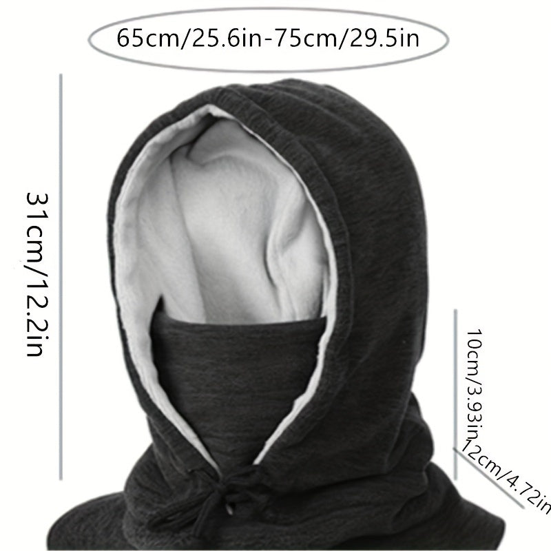 Winter Warm Hat With Face Cover for Men and Women
