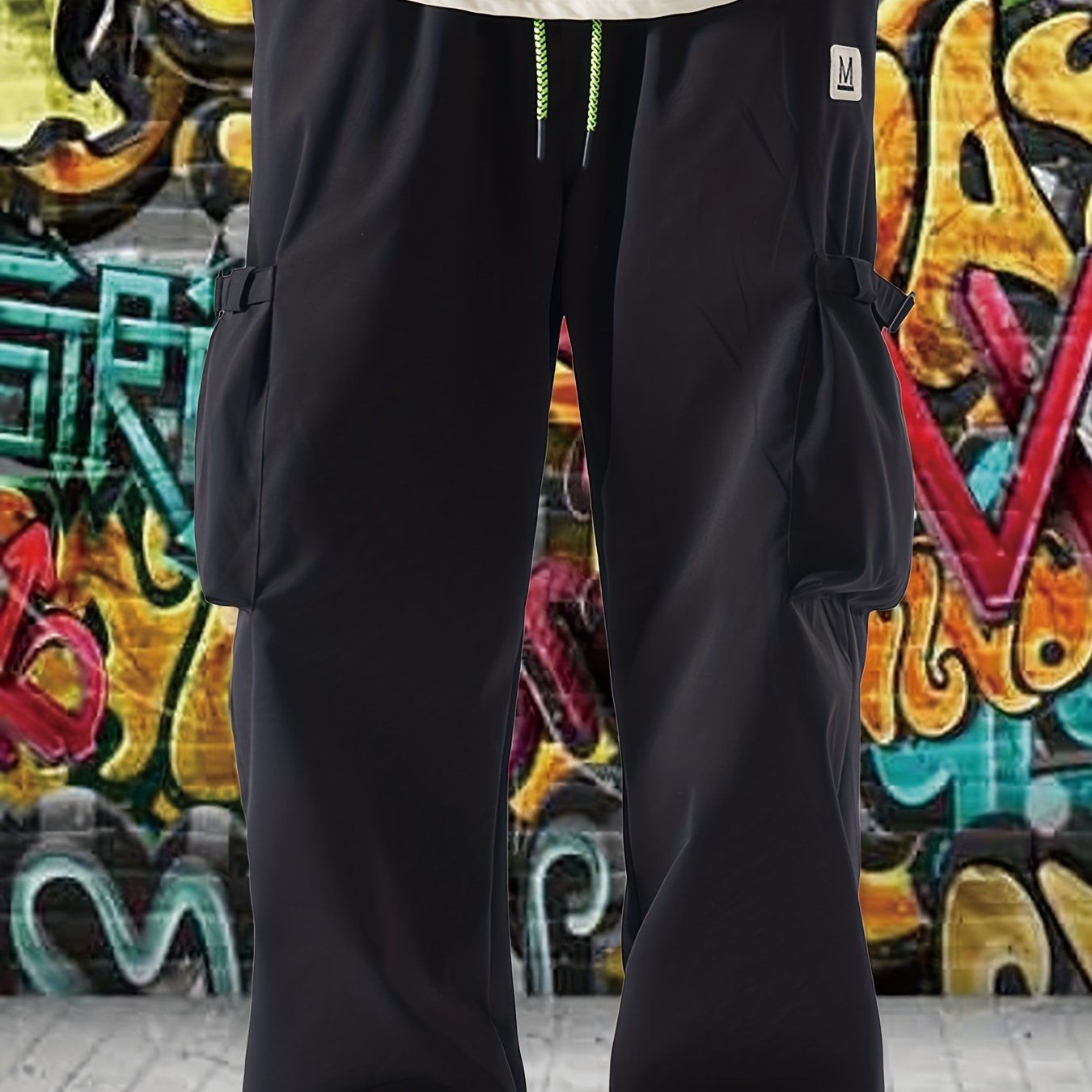 Men's Straight Leg Cargo Pants with Flap Pockets