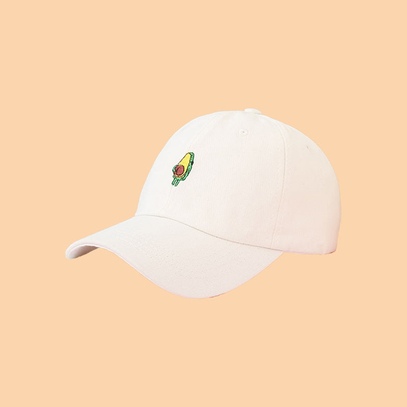 Avocado Baseball Embroidered Cap