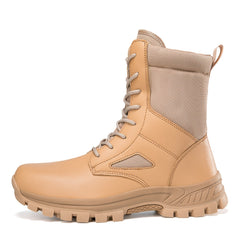 Men's High Top Tactical Work Boots Non Slip Durable Outdoor Hiking