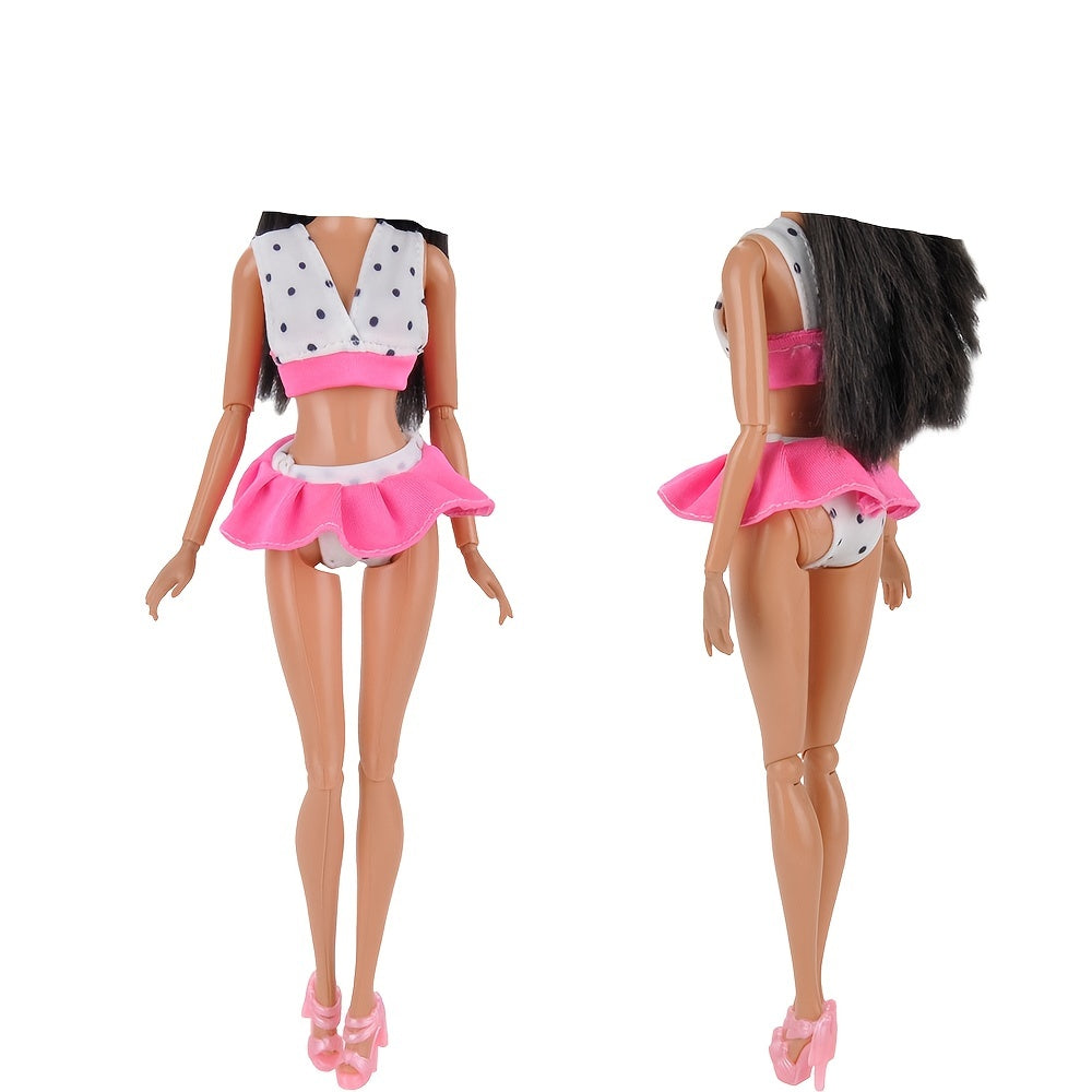Doll Bikini Swimsuit One Piece Swimwear for 29 Doll