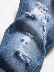 Boys Ripped Jeans Denim Pants