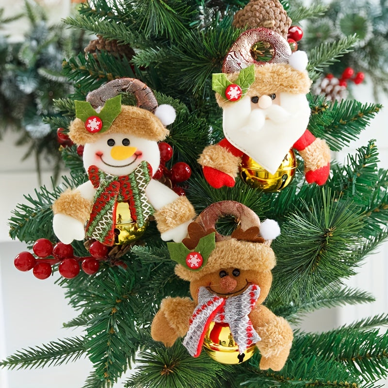 Santa Snowman Tree Pendant DIY Christmas Tree Pendants