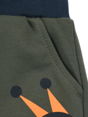 Boys Robot Print Sweatpants Elastic Waist Sports Jogger Pants