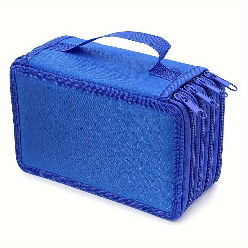 Students 4 Layers Pen Bags 72 Colors Sketching Lead Storage