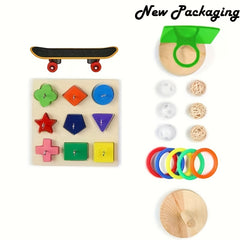 5pcs Interactive Parrot Toys Set - Promotes Exercise and Mental Stimulation