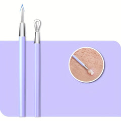 6pcs Blackheads Removal Tools Set Portable Acne Scraping Squeezing Tool