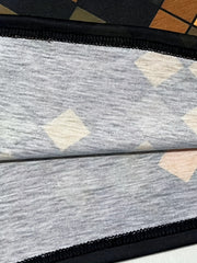 Plaid Print Asymmetrical Neck Sweatshirt for Women