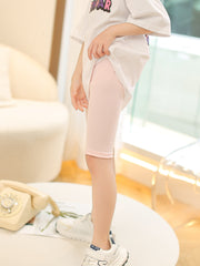 Girls Elastic Waist Safety Shorts Under Skirt Dress Kids Clothes