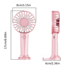 USB Charging Mini Handheld Fan Portable Small Fan for Outdoor Desktop