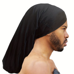Spandex Long Hair Bonnets Dread Locs Cap Men Wide Elastic Tube Sock