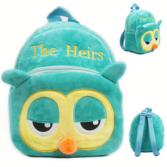 Cartoon Owl Plush Backpack School Bag