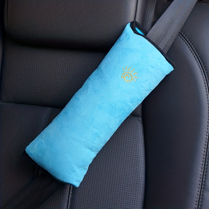 Car Safety Seat Belt Pillow Plush Cushion Kids Shoulder Protection