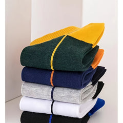 Men's Crew Socks Breathable Comfy Casual Unisex Outdoor All Seasons Wearing