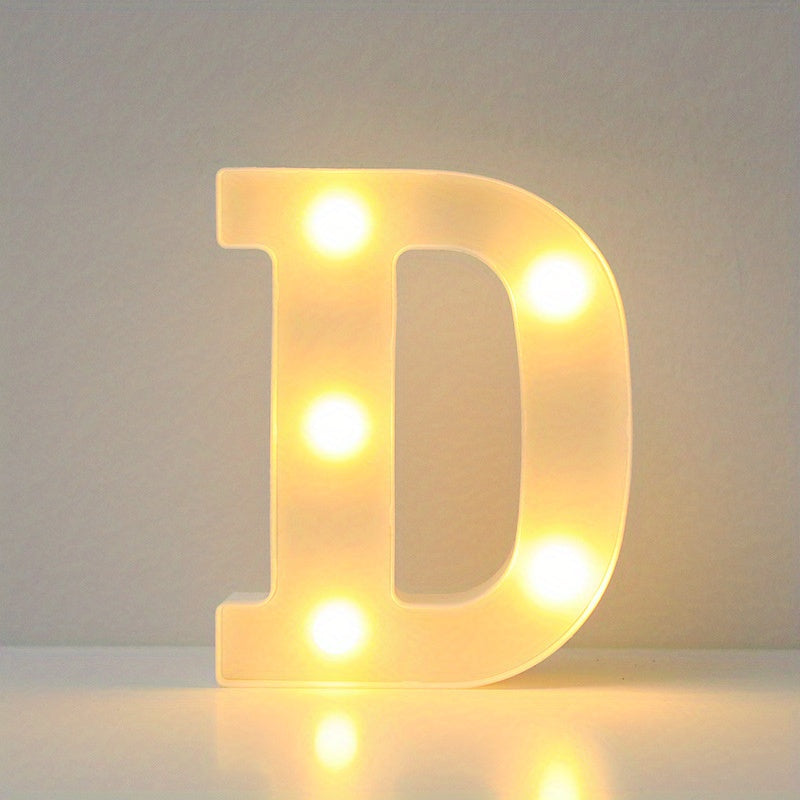 LED Letter Light Number Symbol Shape Proposal Statement Home Decor