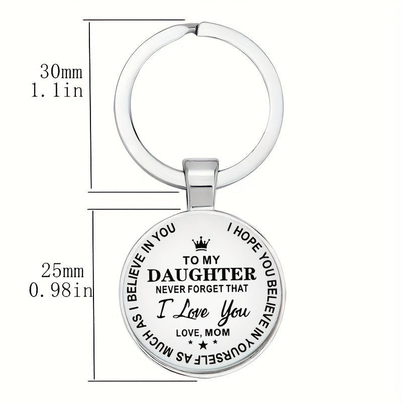 Vintage English Keychain For Mom From Kids