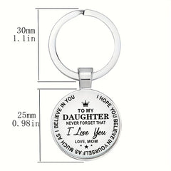 Vintage English Keychain For Mom From Kids
