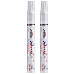 Permanent Paint Pens 2 Pack Medium Tip Waterproof Marker Pen for Metal Rock Wood