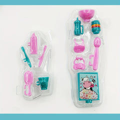 Fashionable Pregnant Mother and Birth Doll Set with Accessories