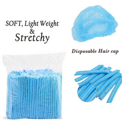 Disposable Non-woven Hair Net with Rotating Side Head Band