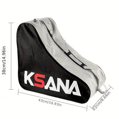 Skate Shoes Storage Bag Double Row Ice Skates Storage Bag