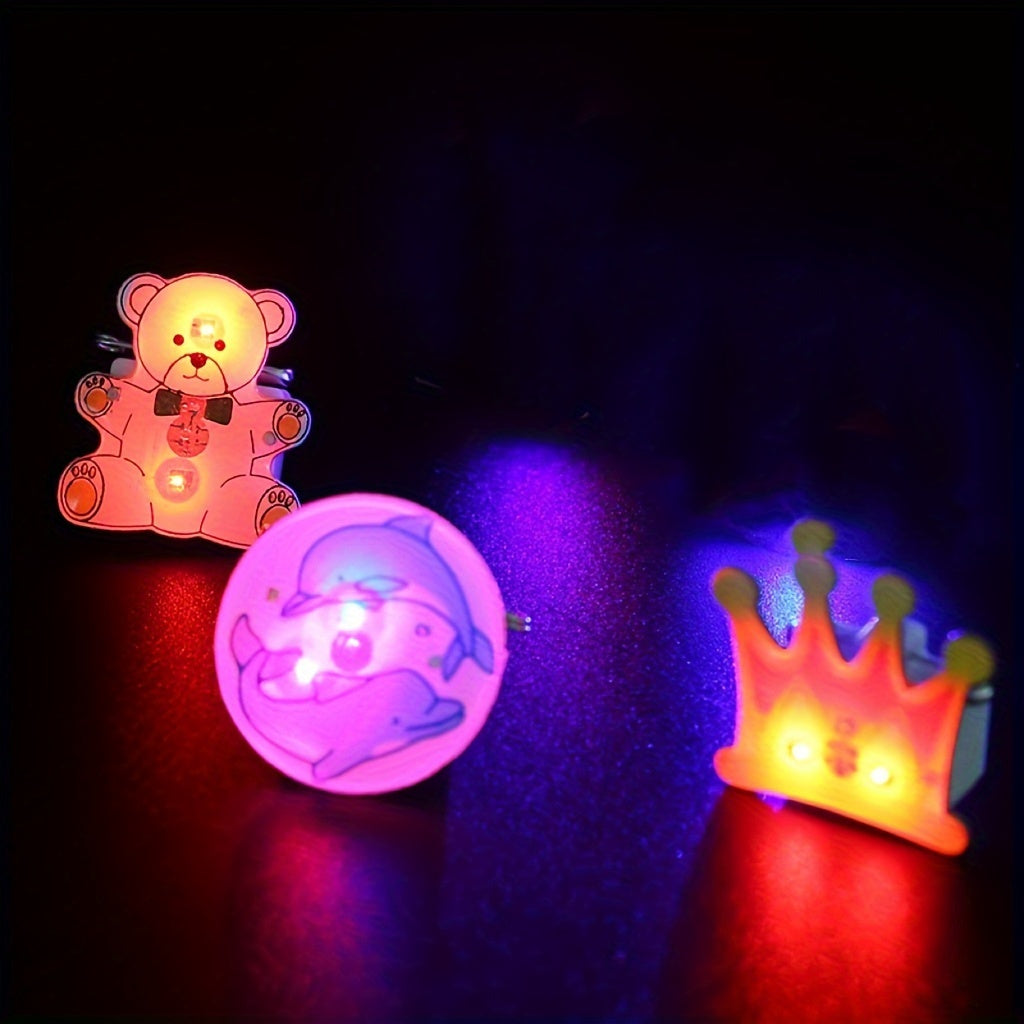 5pcs Glow in the dark Brooch Holiday Party Gift