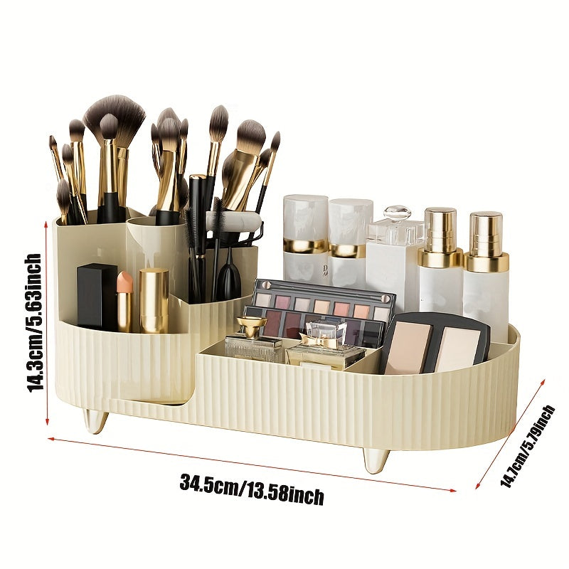 Rotating Cosmetic Storage Box Makeup Brush Lipstick Holder