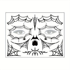 Spider Web Temporary Tattoo Stickers for Halloween Party