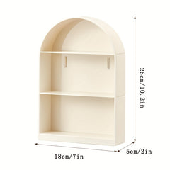 Arch Shaped Wall Mounted Storage Box PET Thicker Sturdy Collection Display